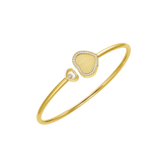85A107-0922 | Chopard Golden Hearts Yellow Gold Diamond Bracelet Size S