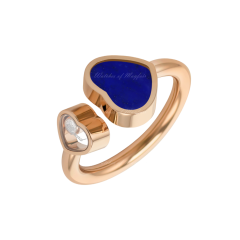 829482-5510 | Buy Chopard Happy Hearts Rose Gold Lapis Lazuli Ring