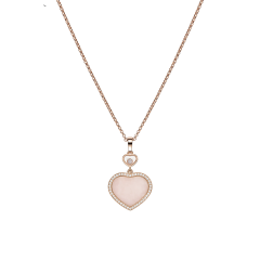 79A074-5620 | Buy Chopard Happy Hearts Rose Gold Opal Diamond Pendant