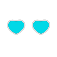 839482-1401 | Buy Chopard Happy Hearts White Gold Turquoise Earrings