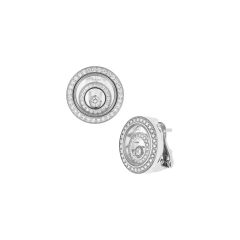 Chopard Happy Spirit White Gold Diamond Earrings 848230-1001