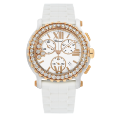 288515-9002 | Chopard Happy Sport Chronograph Quartz 42 mm watch. Buy Online