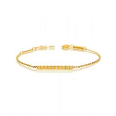 857702-0003 | Buy Online Chopard Ice Cube Yellow Gold Diamond Bracelet