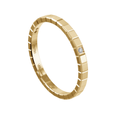 827702-0070 |Buy Online Chopard Ice Cube Mini Yellow Gold Diamond Ring