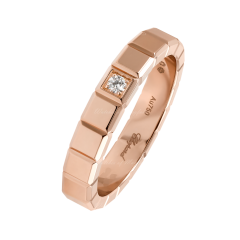 829834-5070|Buy Online Chopard Ice Cube Rose Gold Diamond Ring Size 54