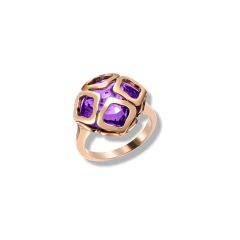 Chopard IMPERIALE Cocktail Rose Gold Amethyst Ring 829221-5040