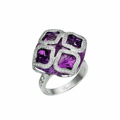 829563-1008 | Buy Chopard IMPERIALE Cocktail White Gold Amethyst Ring