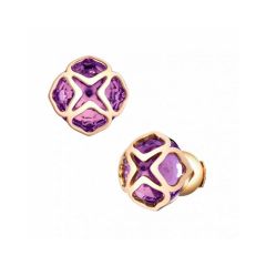 Chopard IMPERIALE Cocktail Rose Gold Amethyst Earrings 839225-5001
