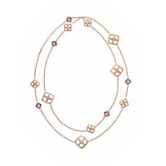 Chopard IMPERIALE Rose Gold Amethyst Necklace 819564-5001