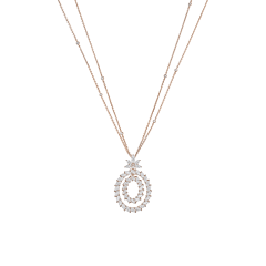 Chopard L'Heure du Diamant Marquise Rose Gold Diamond Pendant 79A162-5001