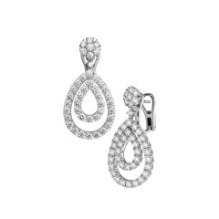 849066-1001|Buy Chopard L'Heure du Diamant White Gold Diamond Earrings