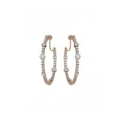 Chopard L'HEURE DU DIAMANT Rose Gold Diamond Earrings 839415-5001