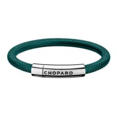 95016-0208 | Chopard Mille Miglia Green Rubber Steel Sport Bracelet