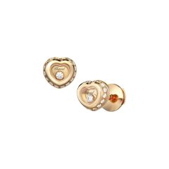 Chopard Miss Happy Rose Gold Diamond Earrings 839008-5001