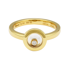 82A017-0111 | Buy Chopard Happy Diamonds Icons Yellow Gold Diamond Ring