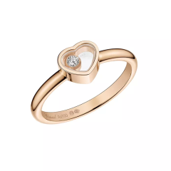 82A086-5007 |Buy Online Chopard My Happy Hearts Rose Gold Diamond Ring