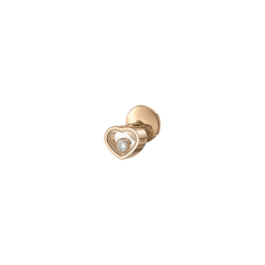 83A086-5092 | Chopard My Happy Hearts Rose Gold Diamond Single Earring