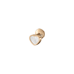 83A086-5302 | Chopard My Happy Hearts Rose Gold Pearl Single Earring