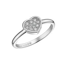 82A086-1911 | Buy Online Chopard My Happy Hearts White Gold Diamond Ring