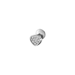83A086-1902 |Chopard My Happy Hearts White Gold Diamond Single Earring