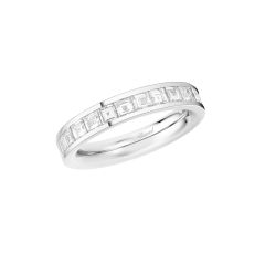 Chopard Timeless Wedding Band White Gold Diamond Ring 827336-1109