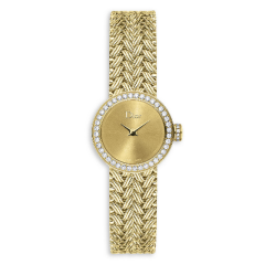 CD040150M002 | Dior La Mini D de Dior Satine Tressee 19mm Quartz watch. Buy Online