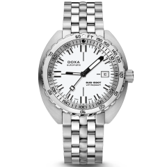 883.10.011.10 | Doxa Sub 1500T Whitepearl Date Automatic 45 mm watch. Buy Online