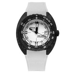 822.70.011.23 | Doxa Sub 300 Carbon Whitepearl Date Automatic 42.5 mm watch. Buy Online