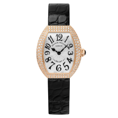5002 S QZ (D3) 5N WH BLK | Franck Muller Heart Quartz Rose Gold Ladies 34.5 x 39.8 mm watch. Buy Online