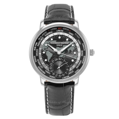 FC-718DGWM4H6 | Frederique Constant Classic Worldtimer 42mm watch. Buy Online
