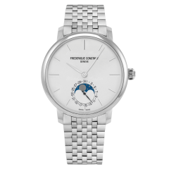 FC-705S4S6B | Frederique Constant Manufacture Slimline Moonphase Auto Steel 42 mm watch. Buy Online