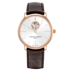 FC-312V4S4 | Frederique Constant Slimline Heart Beat Automatic Steel & Rose Gold 40 mm watch. Buy Online