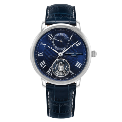 FC-810MCN3S6 | Frederique Constant Slimline Monolithic Manufacture Steel 40 mm watch. Buy Online