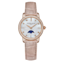 FC-206MPWD1SD9 | Frederique Constant Slimline Rose Gold 30 mm watch. Buy Online