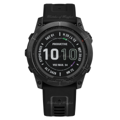 Garmin Fenix 7 Sapphire Solar Edition Carbon Grey DLC Titanium 47 mm 010-02540-21