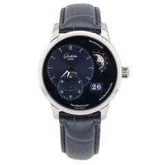 1-90-02-46-32-01 | Glashutte Original PanoMaticLunar Steel 40 mm watch. Buy Online