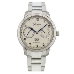 100-14-05-02-14 | Glashutte Original Senator Observer Steel 44 mm watch. Buy Online