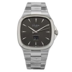2-39-47-12-12-14 | Glashutte Original Seventies Panorama Date Steel 40 x 40 mm watch. Buy Online