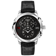 1-96-01-02-02-01 | Glashutte Original PanoMaticCounter XL Steel 44 mm watch. Buy Online