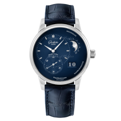 1-90-02-46-32-35 | Glashutte Original PanoMaticLunar Steel 40 mm watch. Buy Online