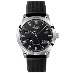 100-02-25-12-04 | Glashutte Original Senator Perpetual Calendar Steel 42 mm watch. Buy Online