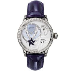 1-90-02-61-61-04 | Glashutte Original The Star Sea Shell White Gold 39.4 mm watch. Buy Online