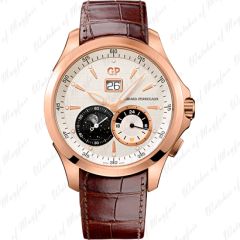49655-52-131-BB6A | Girard-Perregaux Traveller Large Date Moon Phases & GMT watch. Buy Online