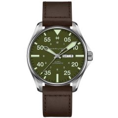 H64735561 | Hamilton Khaki Aviation Pilot Schott NYC Limited Edition 46 mm watch. Buy Online