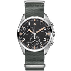 H76522931 | Hamilton Khaki Aviation Pilot Pioneer Chrono Quartz 41 mm watch. Buy Online