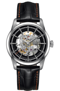 H40655731 | Hamilton American Classic RailRoad Skeleton Automatic 42mm watch. Buy Online