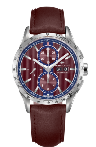 H43516871 | Hamilton Broadway Auto Chrono Purple 43 mm watch. Buy Online