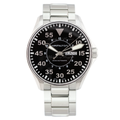 H64715135 | Hamilton Khaki Aviation Day Date Automatic 46mm watch. Buy Online