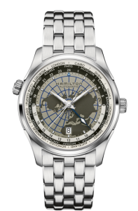 H32605181 | Hamilton Jazzmaster GMT Automatic 42mm watch. Buy Online