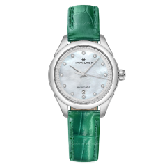H32275890 | Hamilton Jazzmaster Lady Auto Diamonds 30 mm watch. Buy Online